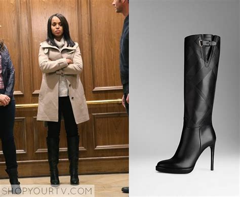 olivia pope burberry boots|olivia pope clothing.